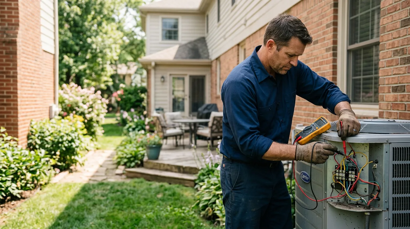 HVAC technician working near New Albin, IA